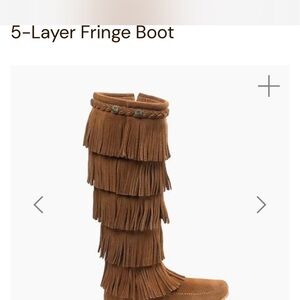 Minnetonka Tan/Brown Suede Boots